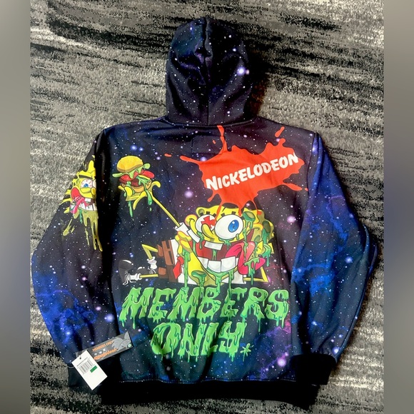NWT Members Only x Nickelodeon Hoodie- L - Picture 5 of 11